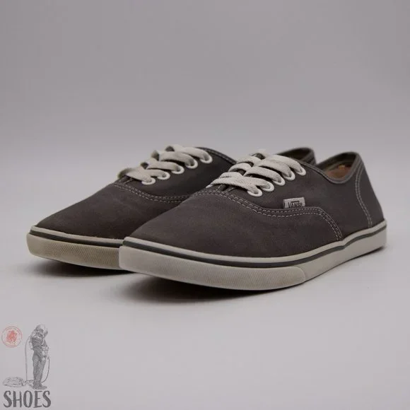 Vans Authentic Grey Lace ups Women's Size 9 - Picture 4 of 12